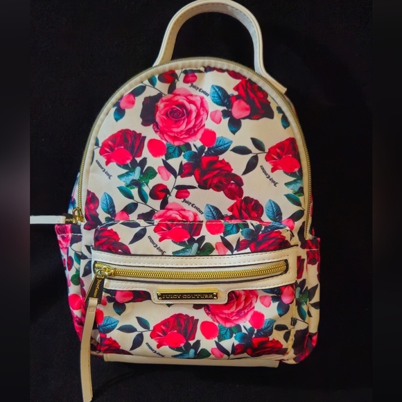 Juicy Couture Rosie Mini Backpack - Red and Cream main image 8